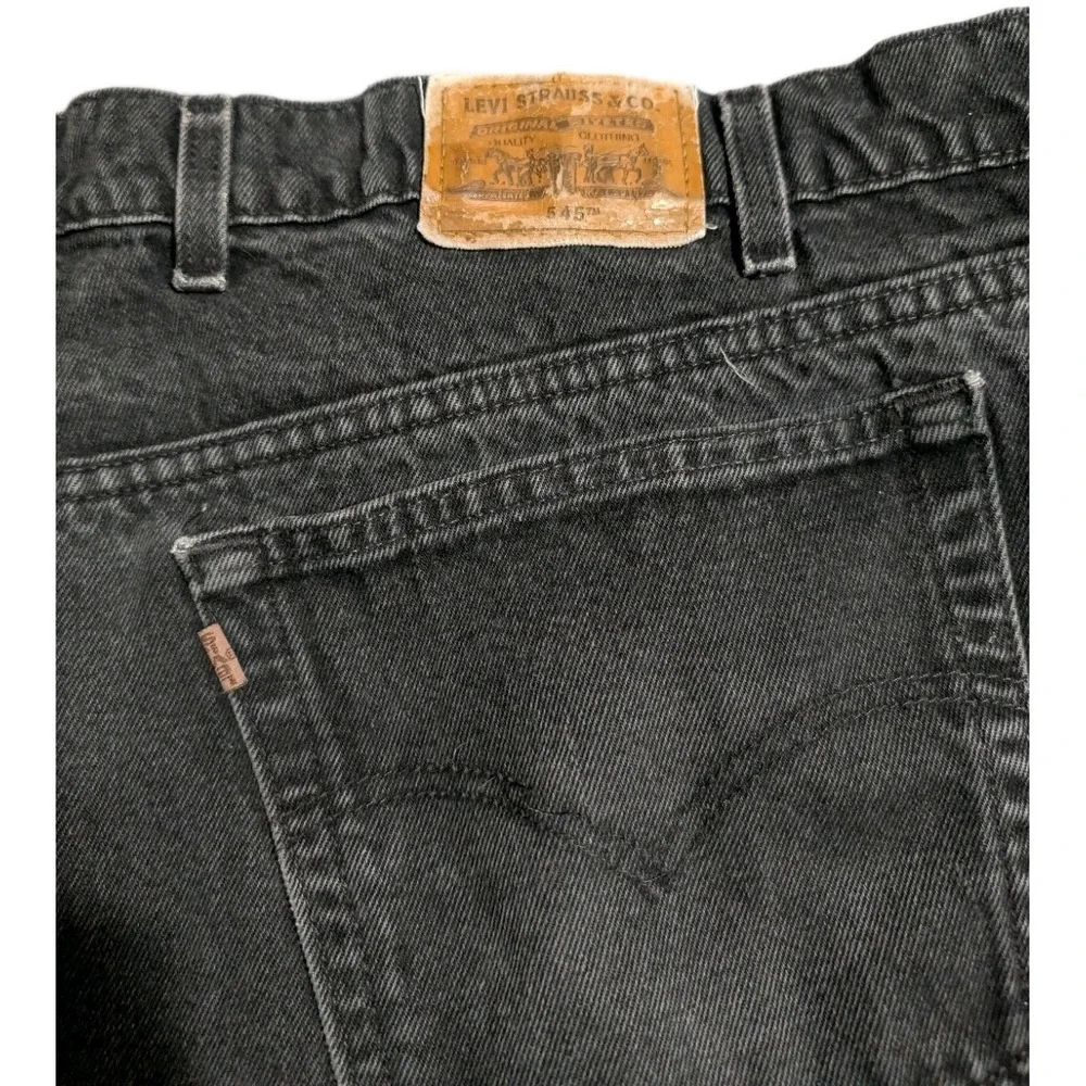 Vintage 1998 Levi's 545 Loose‎ Fit Jeans Mens 48x30 Black Denim Y2K Pants